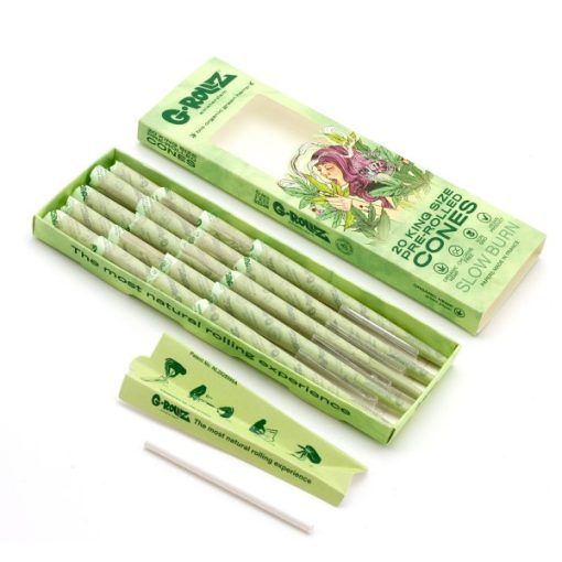 Cone Pré Enrolado Collector "Colossal Dream" Organic Green Hemp (20uni) (G-ROLLZ)