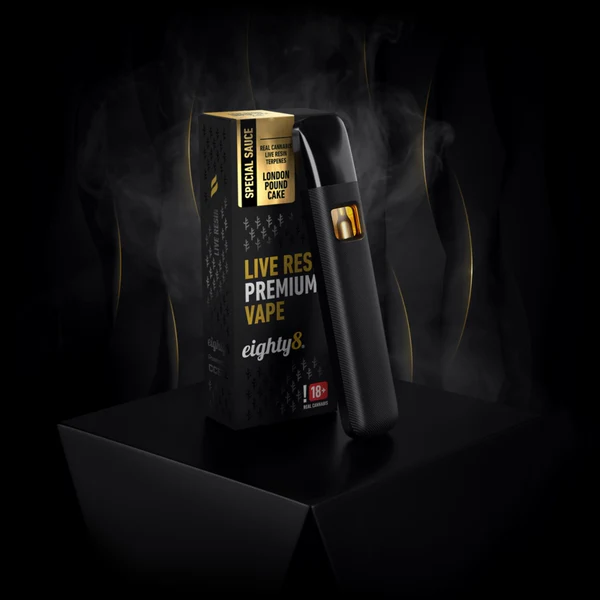 Vaporizador CBD 45% Eighty8 London Pound Cake - Live Resin 0.5ml