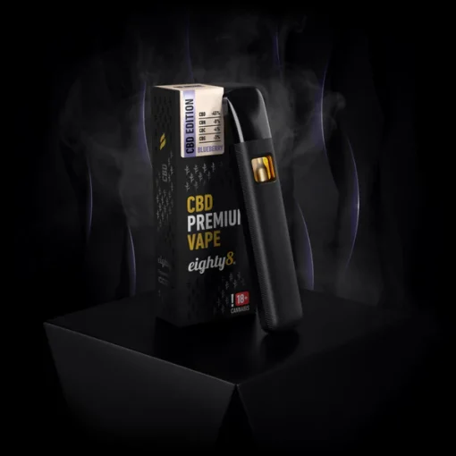 Vaporizador CBD 45% Eighty8 Mirtilo - Terpenos Naturais 0.5ml