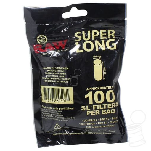 Filtros raw black super long 100 unids - Image 2