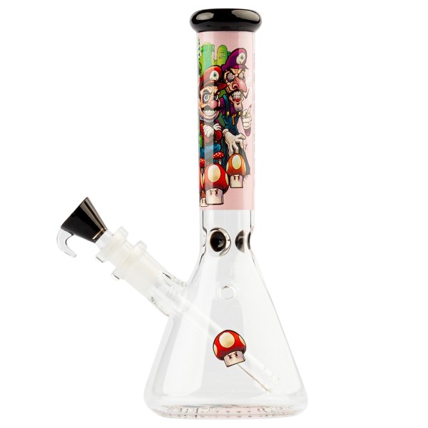 Alternative view of Bong de Vidro Mushroom Hero Limited Edition Pink Beaker AM1006PK