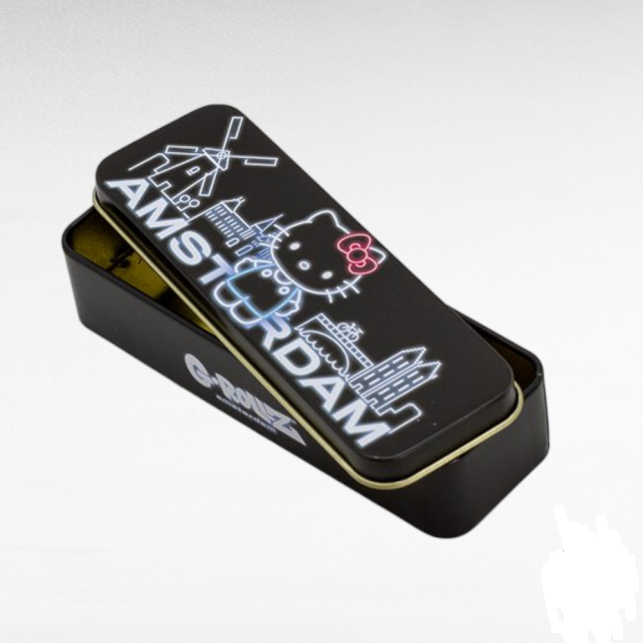 Caixa de Metal 12x4x2.5 cm Hello Kitty #1 HK3350R 3 Caixa de Metal 12x4x2.5 cm Hello Kitty #1 HK3350R