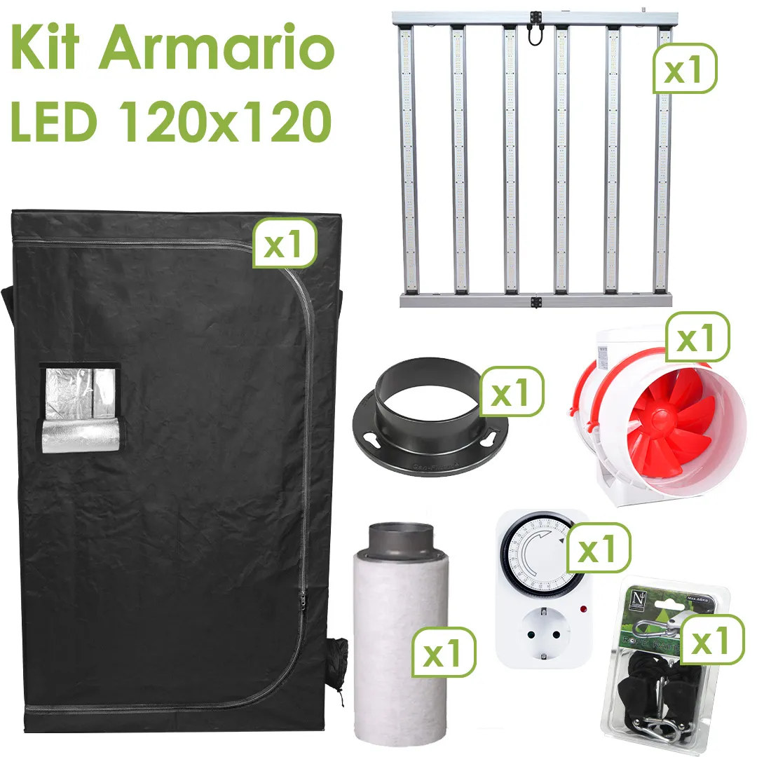 Kit Cultivo Hobby Basic LED 120 HT