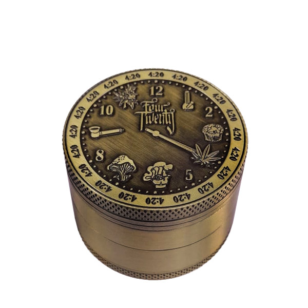 Grinder 4P Metal Relógio 420 Gold 50 mm