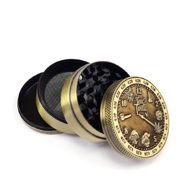 Alternative view of Grinder 4P Metal Relógio 420 Gold 50 mm