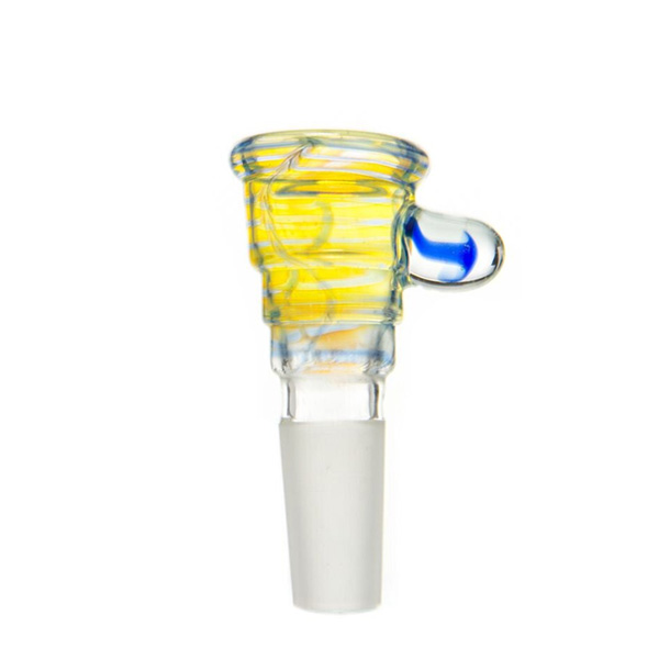 Caldeira de vidro 14 mm Amarelo e Azul GST