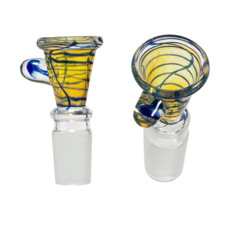 Alternative view of Caldeira de vidro 19 mm Amarela e Azul GST