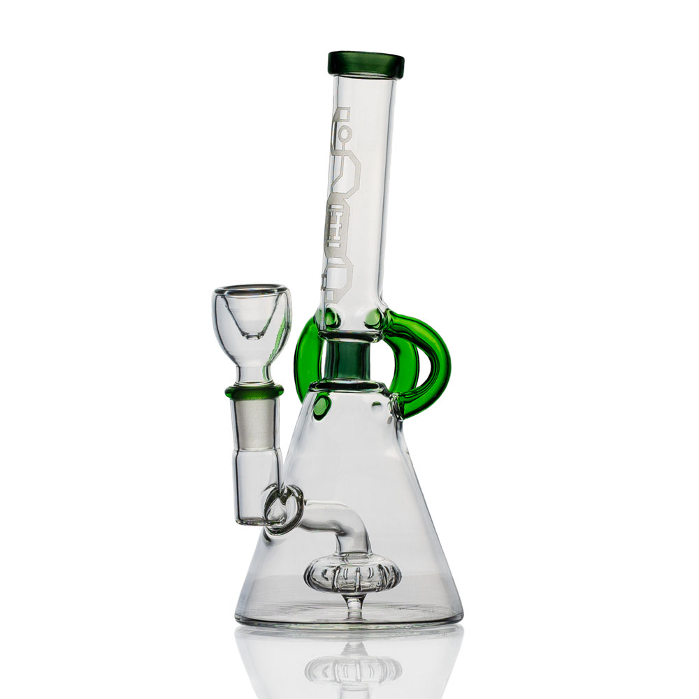 Bong de Vidro Hemper Cyberpunk Green 18 cm
