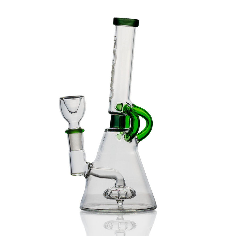 Alternative view of Bong de Vidro Hemper Cyberpunk Green 18 cm