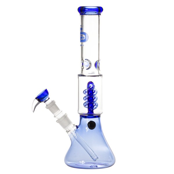Alternative view of Bong de vidro Grace Glass Percolador Espiral 34.5 cm SG: 18.8 mm 5 mm  AZUL G2001BL
