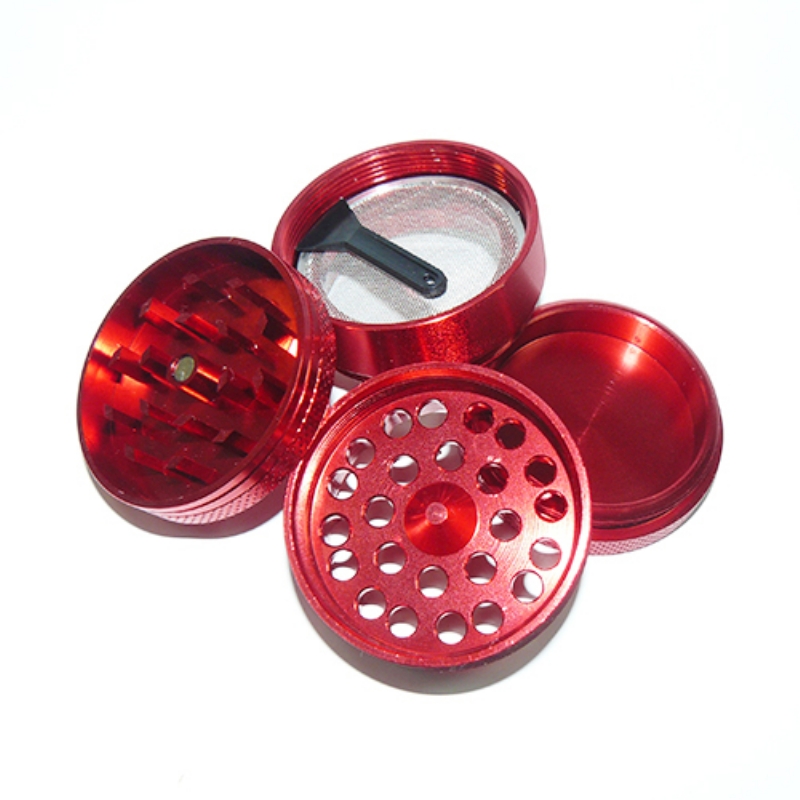 Grinder Alumínio CNC 4P 40 mm (Vermelho)